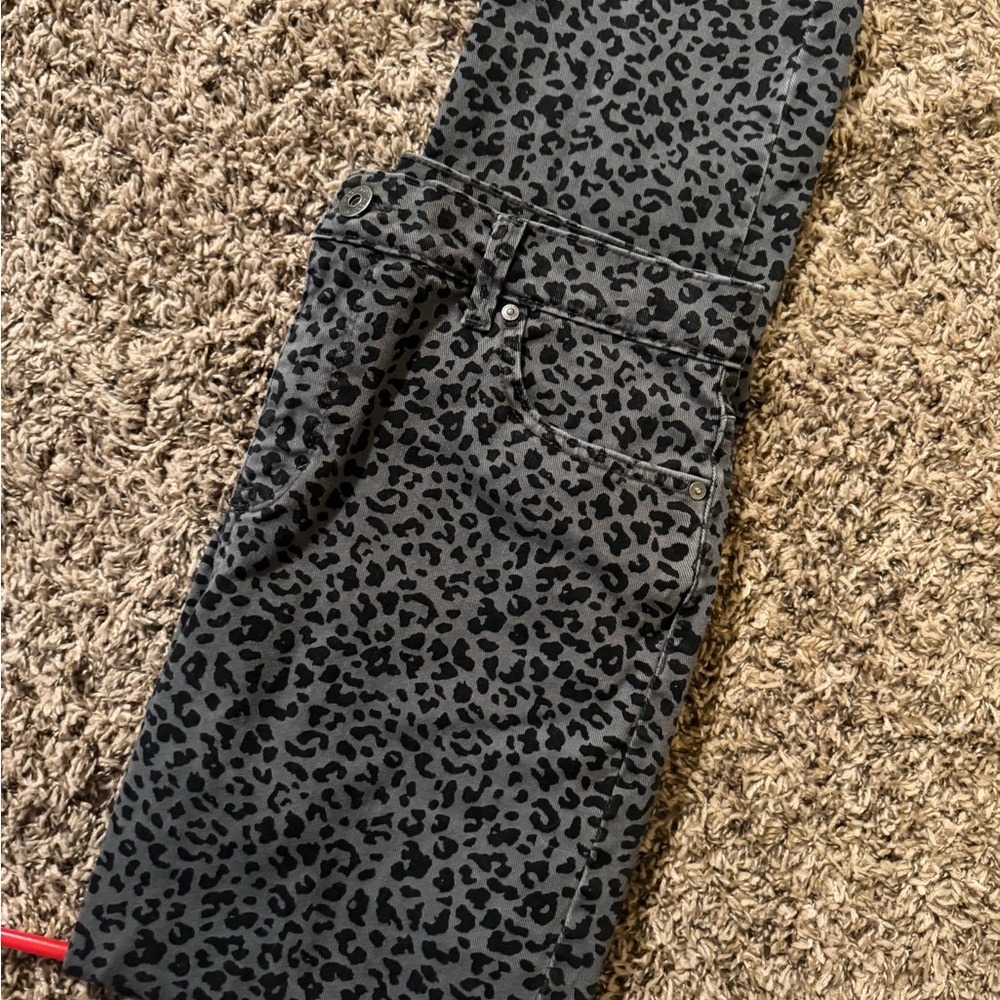 Leopard Print Skinny Jeans